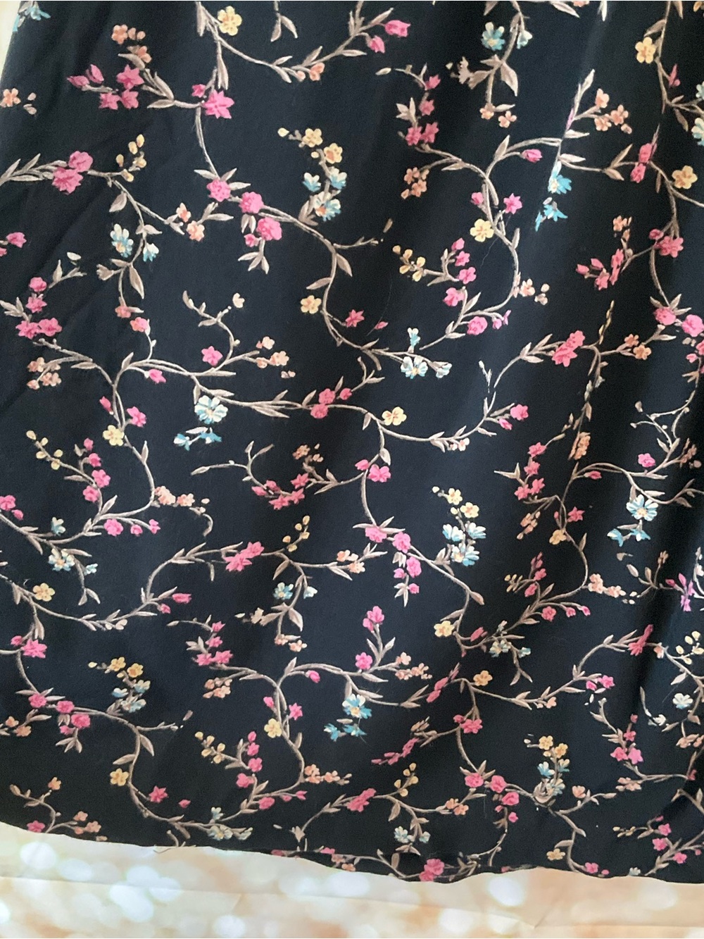 Vintage hot Stuff Floral Maxi Skirt - Picture 2 of 7